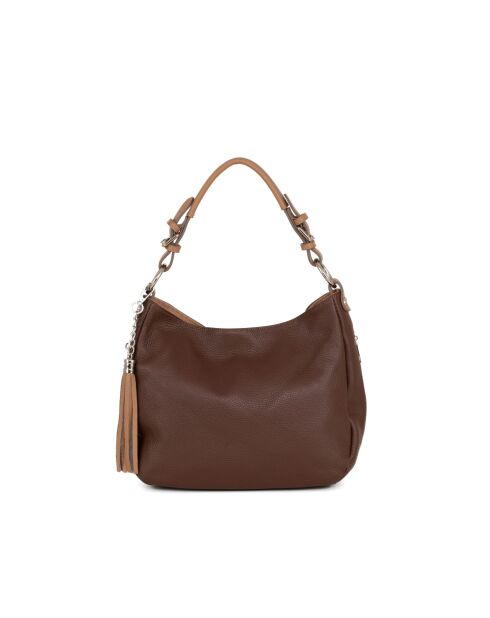 Garga Mokka+Tasche aus gegerbtem Leder - 36x26x10cm