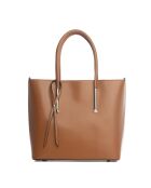 Sac en cuir Mallero cognac - 32x30x12cm