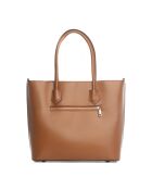 Sac en cuir Mallero cognac - 32x30x12cm
