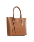Sac en cuir Mallero cognac - 32x30x12cm