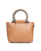 Sac en cuir Garlate cognac - 28x21x10cm