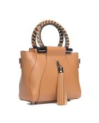 Sac en cuir Garlate cognac - 28x21x10cm