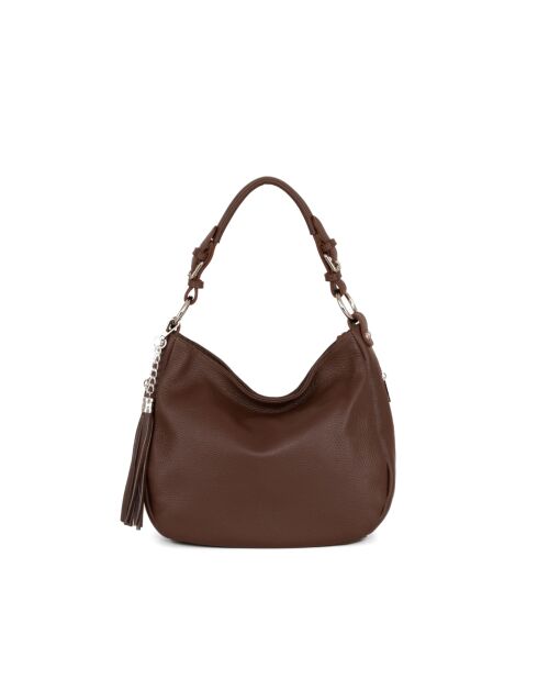 Sac en cuir Monate moka - 36x26x10cm