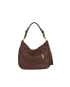 Sac en cuir Monate moka - 36x26x10cm