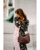 Sac en cuir Monate moka - 36x26x10cm