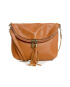 Borsa a tracolla Cetona in pelle cognac - 24x18x4cm