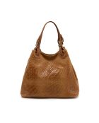 Sac en cuir Sarzana cognac laminé - 37x45x15cm