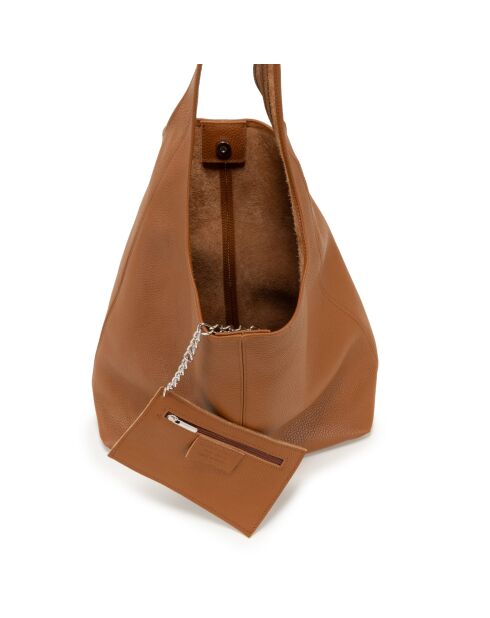 Borsa Tarquinia in pelle - 32x32x16cm