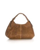 Pitigliano Tasche aus cognacfarbenem Leder - 41x34x30cm