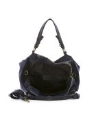 Sac en cuir Gimignano bleu foncé - 45x50x20cm