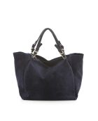 Sac en cuir Gimignano bleu foncé - 45x50x20cm