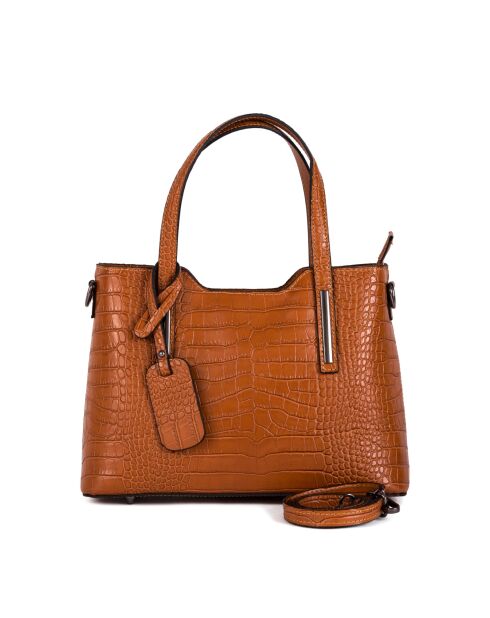 Acco braune Ledertasche - 32x22x12cm
