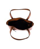 Bruine leren tas Acco - 32x22x12cm