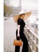 Bruine leren tas Acco - 32x22x12cm