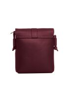 Schultertasche Olona Border aus Leder - 23x23x6cm