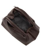 Sac en cuir Pitigliano brun foncé - 41x34x30cm