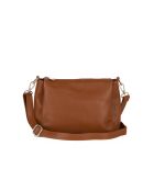 Sac bandoulière en cuir Melfi Cognac - 26x19x9cm