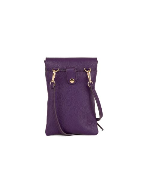 Sac bandoulière en cuir Orvieto alto - 14x21x1cm