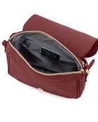 Borsa Monte Avella in pelle rubino - 25x23x7cm