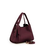 Sac en cuir Ortiano bordeaux - 24x18x14cm