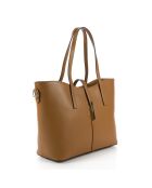 Sac en cuir Parma cognac - 40x27x14cm