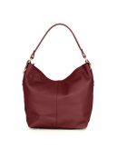 Sac en cuir Carrara rubino - 36x28x12cm