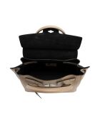 Sac en cuir Pomarance taupe - 40x40x14cm