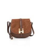 Adda Braune Schultertasche aus Leder - 23x20x6cm