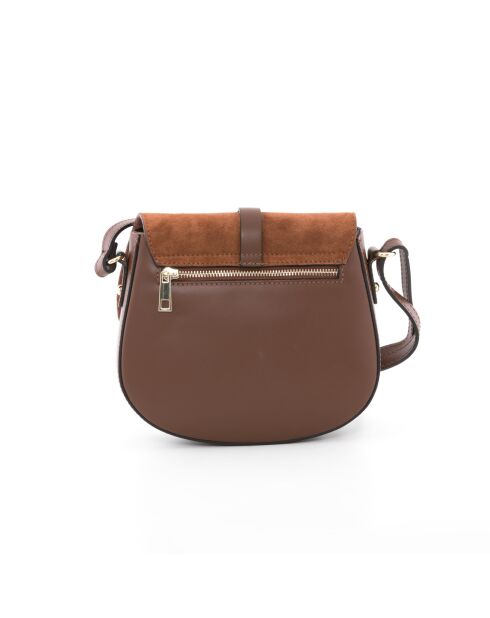 Adda Braune Schultertasche aus Leder - 23x20x6cm