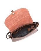 Adda Braune Schultertasche aus Leder - 23x20x6cm
