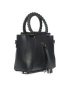 Sac en cuir Garlate noir - 28x21x10cm