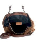 Bruine leren tas van Gimignano - 45x50x20cm