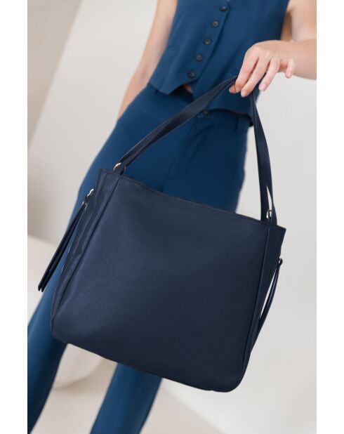 Sac en cuir Fiesole jeans - 34x29x15cm