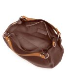 Sac en cuir Sassari Bruciato - 33x28x16cm
