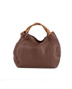 Sac en cuir Sassari Bruciato - 33x28x16cm