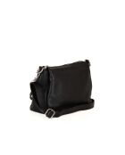 Melfi zwarte leren schoudertas - 26x19x9cm
