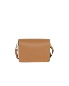 Sac bandoulière en cuir Carbonara cognac - 23x17x10cm