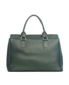 Sac en cuir Nure vert - 36x28x18cm