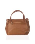 Sac en cuir Taro cognac - 28x25x18cm