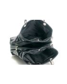 Sac en cuir Sorbo noir - 30x27x12cm
