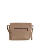 Sac bandoulière en cuir Montepulciano taupe - 36x23x10cm