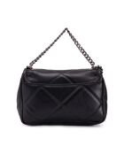 Sac en cuir Salto noir - 30x17x8cm
