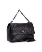 Sac en cuir Salto noir - 30x17x8cm