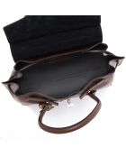 Sac en cuir Pomarance brun - 40x40x14cm