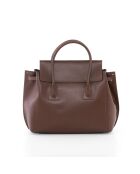 Sac en cuir Pomarance brun - 40x40x14cm