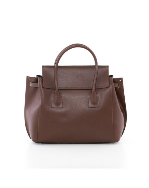 Sac en cuir Pomarance brun - 40x40x14cm