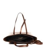 Sac en cuir Parma brun - 40x27x14cm