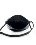 Montepulciano Schultertasche aus schwarzem Leder - 32x23x12cm