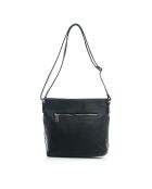 Montepulciano Schultertasche aus schwarzem Leder - 32x23x12cm