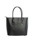 Sac en cuir Mallero noir - 32x30x12cm